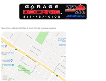 Tablet Screenshot of garagedecarie.com